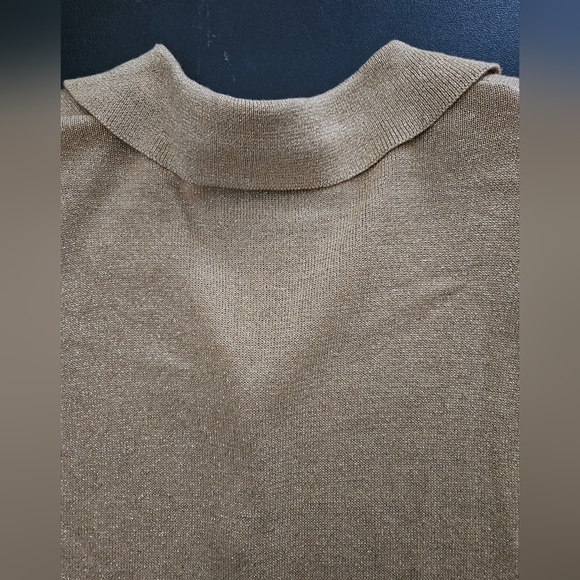 Vintage - Gold Threaded Epogee Cardigan Sweater - NWOT - Size L - Picture 8 of 9